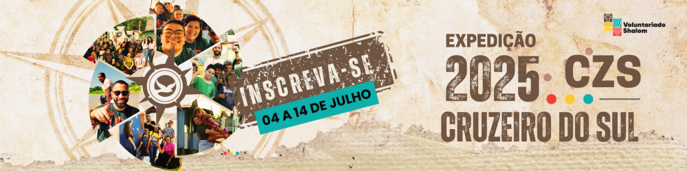 Cruzeiro do Sul é a segunda maior e mais populosa cidade do estado do Acre, com alto índice de pobreza material e vulnerabilidade social, os voluntários, junto aos missionários, realizam diversas atividades em um período determinado de tempo. Você pode conhecer mais sobre as expedições a partir do edital e se inscrever para ser um voluntário SH.